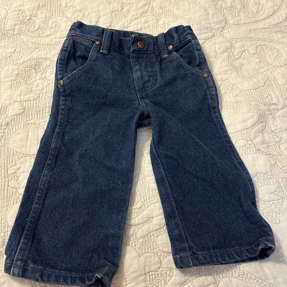 Wrangler Toddler Size 1T Denim Jeans Vintage, Reg Baby, Western, Rodeo - Picture 1 of 5